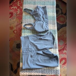 Joy Lab Blue Activewear Set Size Large